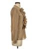 Sandra Angelozzi 100% Polyester Tan Long Sleeve Blouse Size XS - photo 4