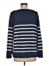 Fashion Avenue Stripes Blue Pullover Sweater Size M - photo 2