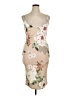Boohoo Floral Tan Cocktail Dress Size 14 - photo 1