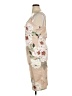 Boohoo Floral Tan Cocktail Dress Size 14 - photo 5