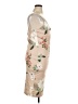 Boohoo Floral Tan Cocktail Dress Size 14 - photo 4