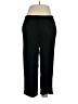 Caribe Solid Black Casual Pants Size XL - photo 1