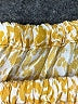 Unbranded 100% Rayon Paisley Yellow Casual Skirt One size - photo 4