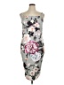Boohoo Floral Gray Cocktail Dress Size 14 - photo 1