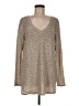 First Love Animal Print Tan Pullover Sweater Size M - photo 1