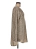 First Love Animal Print Tan Pullover Sweater Size M - photo 4