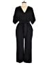Natori Solid Black Jumpsuit Size L - photo 1