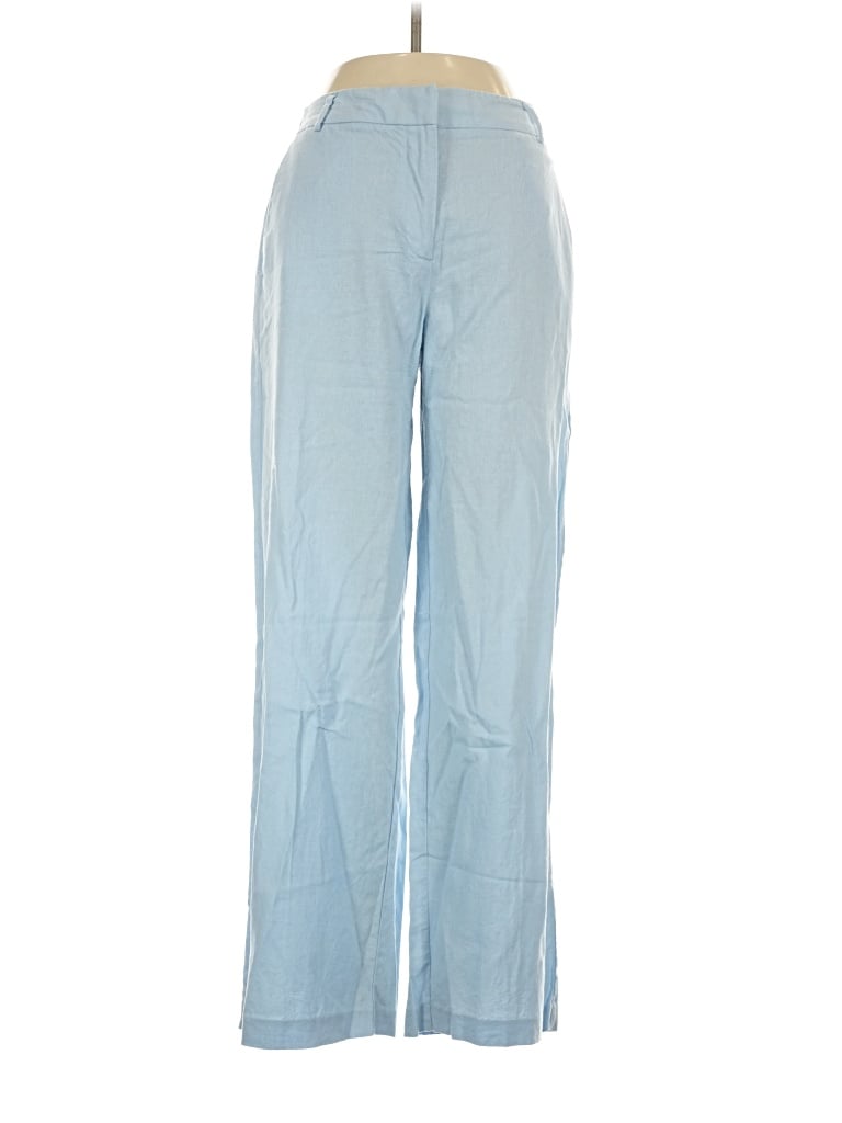 Pre-owned Rachel Zoe Tjx Linen Pants In Blue