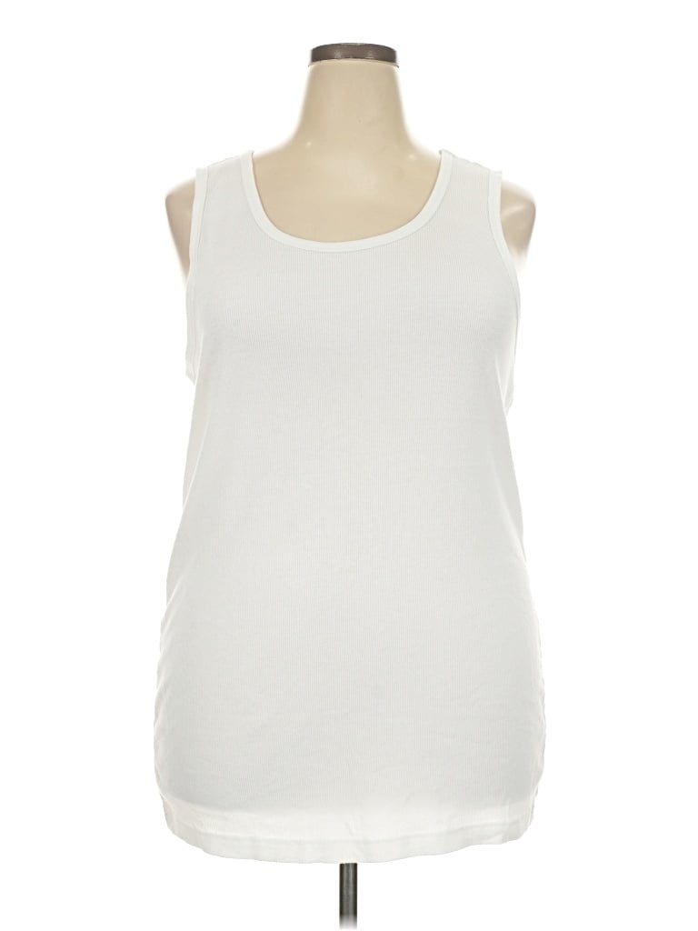 Pre-owned Assorted Brands Sleeveless T-shirt In Ivory