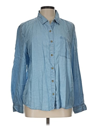Style&Co Long Sleeve Button-Down Shirt (view 1)
