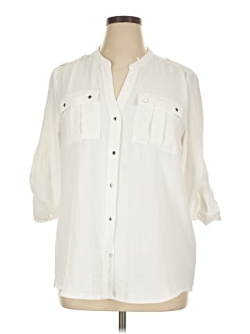 Calvin Klein 3/4 Sleeve Blouse (view 1)