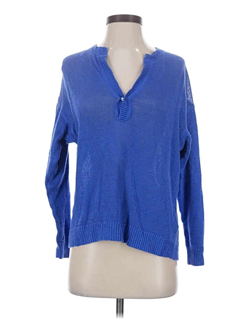 Pre-owned Jcrew Pullover Sweater In Blue