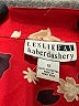 Leslie Fay 100% Polyester Floral Red Long Sleeve Blouse Size 12 - photo 7