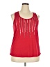 Vanity Red Tank Top Size 2X - photo 1