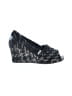 TOMS Chevron-herringbone Blue Wedges Size 9 - photo 1
