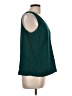 Nine West 100% Polyester Green Sleeveless Blouse Size L - photo 4