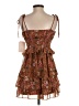 City Studio Paisley Brown Cocktail Dress Size S - photo 2
