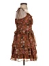 City Studio Paisley Brown Cocktail Dress Size S - photo 4