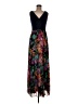 Xscape Floral Black Cocktail Dress Size 6 - photo 1