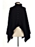 Neiman Marcus 100% Cotton Black Poncho One size - photo 1