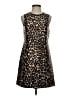J.Crew Animal Print Brown Cocktail Dress Size 0 - photo 1