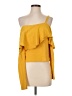 Anthropologie Yellow Long Sleeve Top Size XS - photo 1