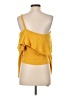 Anthropologie Yellow Long Sleeve Top Size XS - photo 2