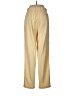 Talbots 100% Polyester Solid Yellow Casual Pants Size 8 - photo 2