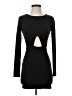 Topshop Solid Black Cocktail Dress Size 4 - photo 1