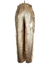 Unbranded 100% Polyester Metallic Gold Casual Pants Size L - photo 2