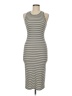 Soprano Stripes Gray Casual Dress Size M - photo 1