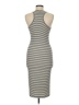 Soprano Stripes Gray Casual Dress Size M - photo 2
