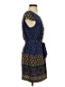 Collective Concepts 100% Polyester Paisley Blue Casual Dress Size XS - photo 4