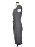L.K. Bennett Solid Gray Cocktail Dress Size 4 - photo 5