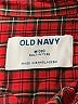 Old Navy Checkered-gingham Red Long Sleeve Button-Down Shirt Size 8 - photo 3