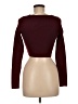 Zara Burgundy Long Sleeve Top Size M - photo 2