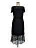 Kay Unger Black Cocktail Dress Size 14 - photo 1