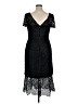 Kay Unger Black Cocktail Dress Size 14 - photo 2