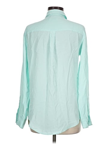 Equipment Long Sleeve Silk Top (view 2)