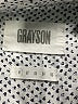 Grayson 100% Linen Animal Print Silver Long Sleeve Button-Down Shirt Size XS (1) - photo 7