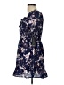 Blush Floral Blue Casual Dress Size L - photo 5