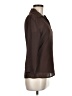 Oleg Cassini 100% Polyester Brown 3/4 Sleeve Blouse Size 6 - photo 4