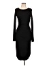 Venus Solid Black Cocktail Dress Size M - photo 1