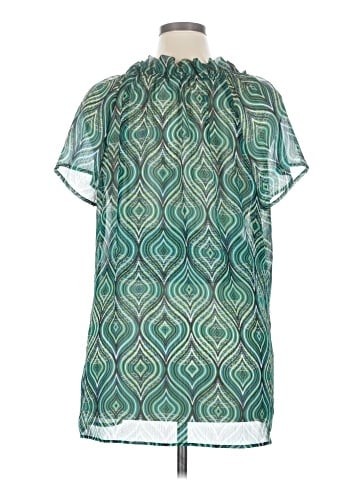 Due Maternity Short Sleeve Blouse (view 2)
