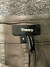 Theory Solid Brown Khaki Shorts Size 8 - photo 3
