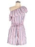 LOFT Beach Stripes Pink Romper Size L - photo 1