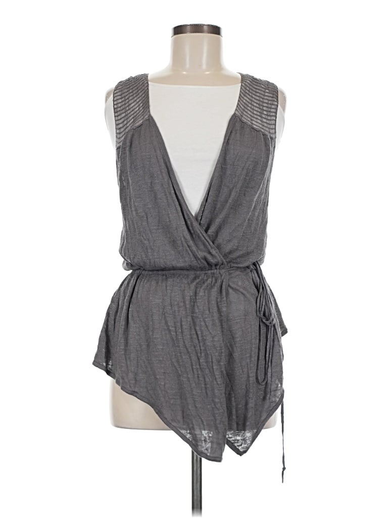 Pre-owned Robert Rodriguez Sleeveless Blouse In Gray