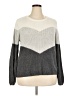 Design History Chevron-herringbone Gray Pullover Sweater Size XXL - photo 1