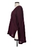 Unbranded Burgundy Long Sleeve Blouse Size S - photo 5