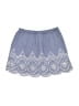 Crazy 8 100% Cotton Solid Blue Skirt Size 4 - photo 2